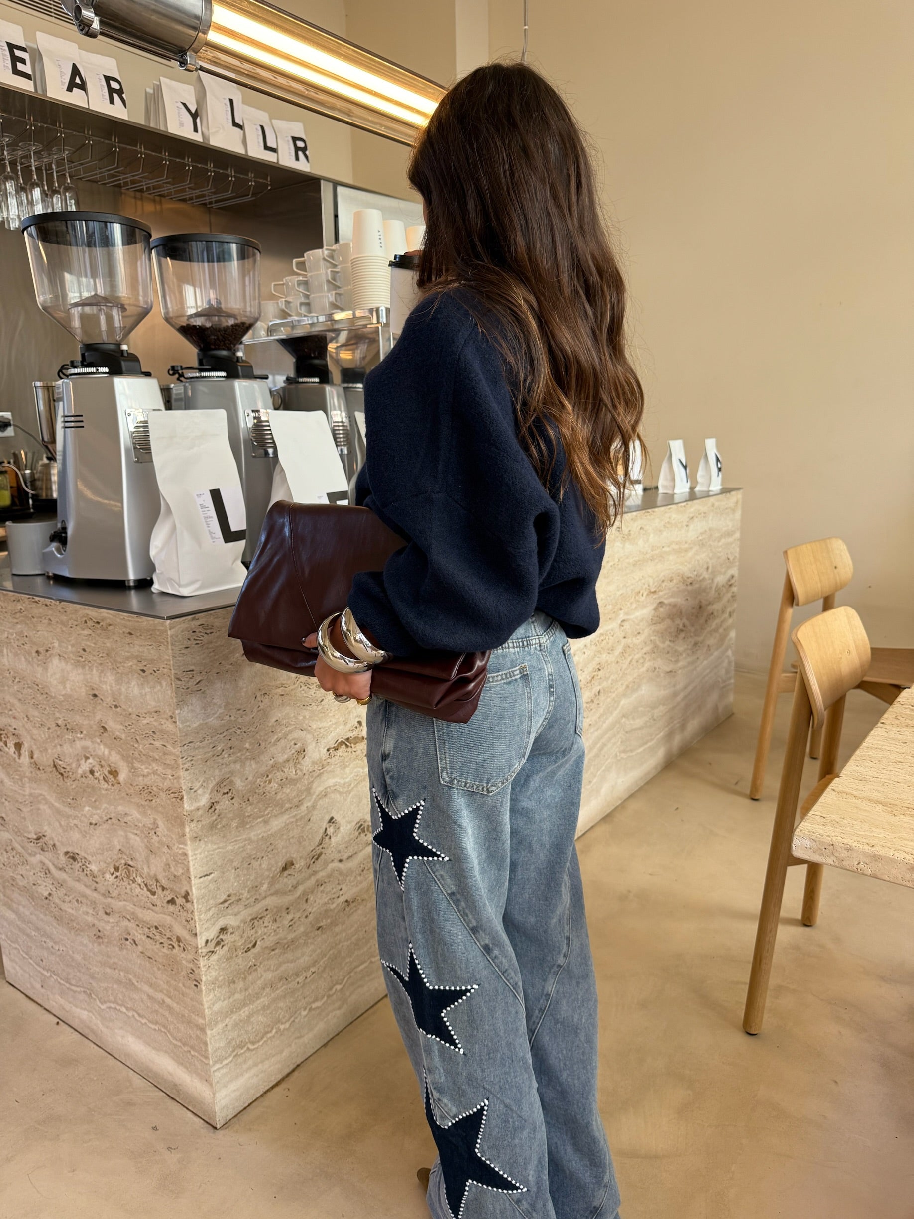 Megan | Wide-Leg-Jeans mit Sternen – Isabels Modehaus (Bild 4)
