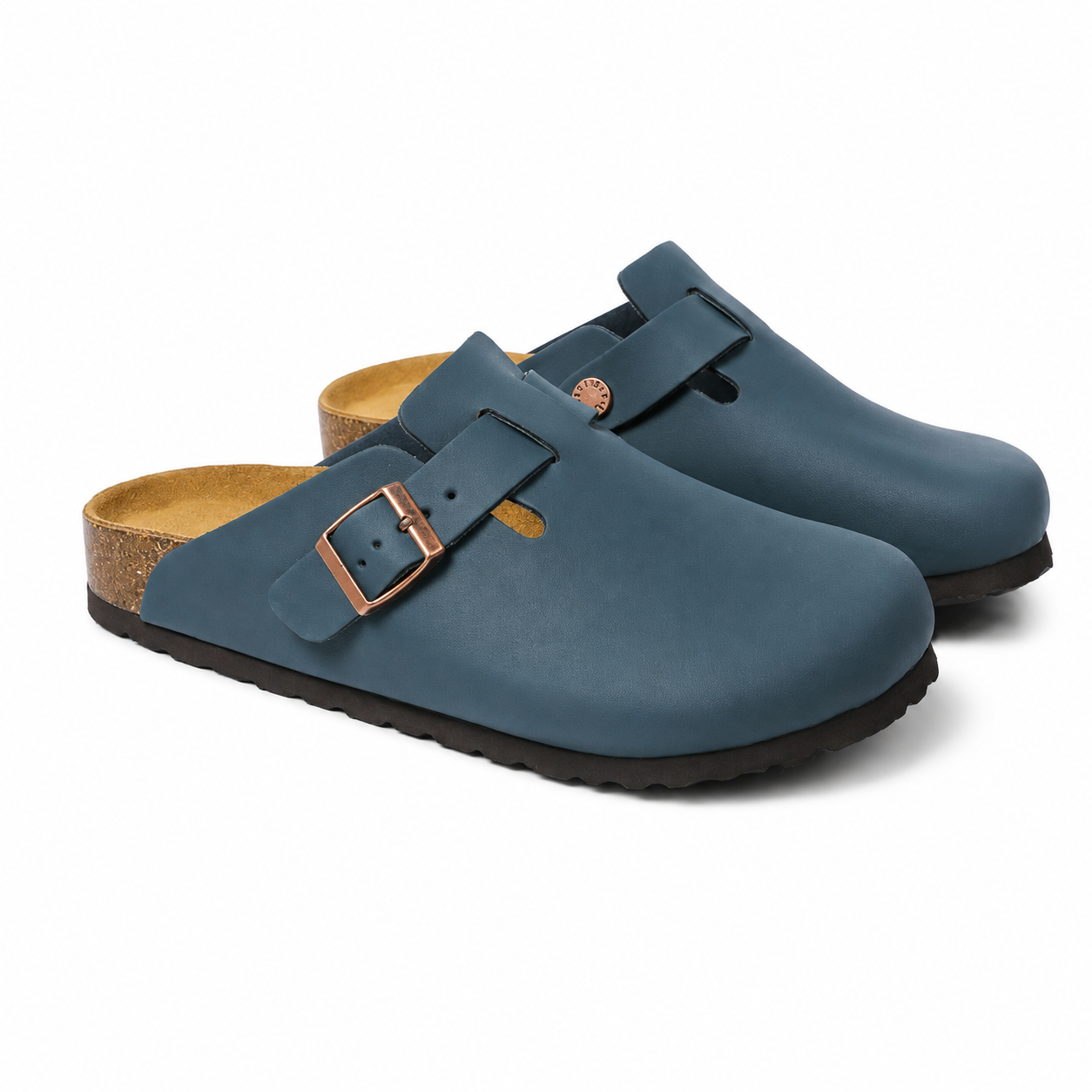 Leder-Pantoletten für Herren