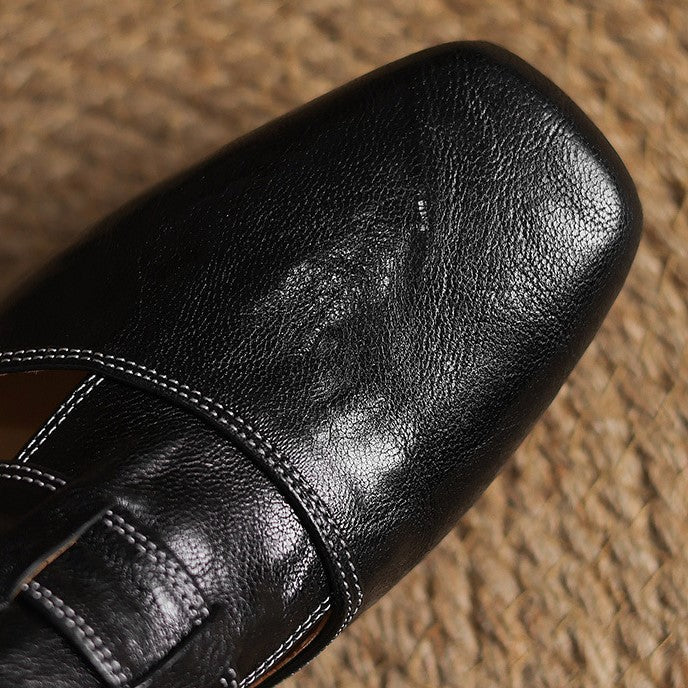 Rosel Leder-Mules mit quadrater Zehenform – Isabels Modehaus (Bild 12)
