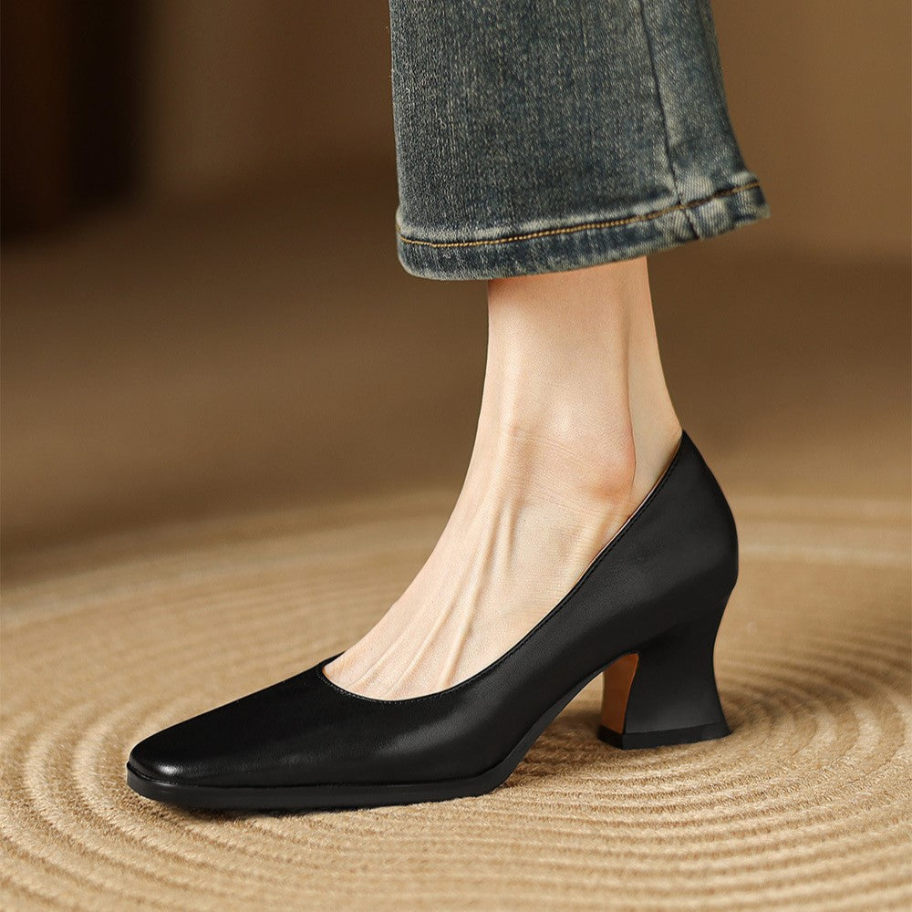Oriel Leder Quadrat Pumps – Isabels Modehaus (Bild 12)