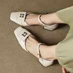 Elvane Schnalle Leder Mary-Janes – Isabels Modehaus (Bild 13)