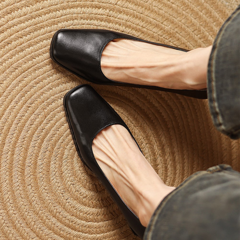 Oriel Leder Quadrat Pumps – Isabels Modehaus (Bild 13)