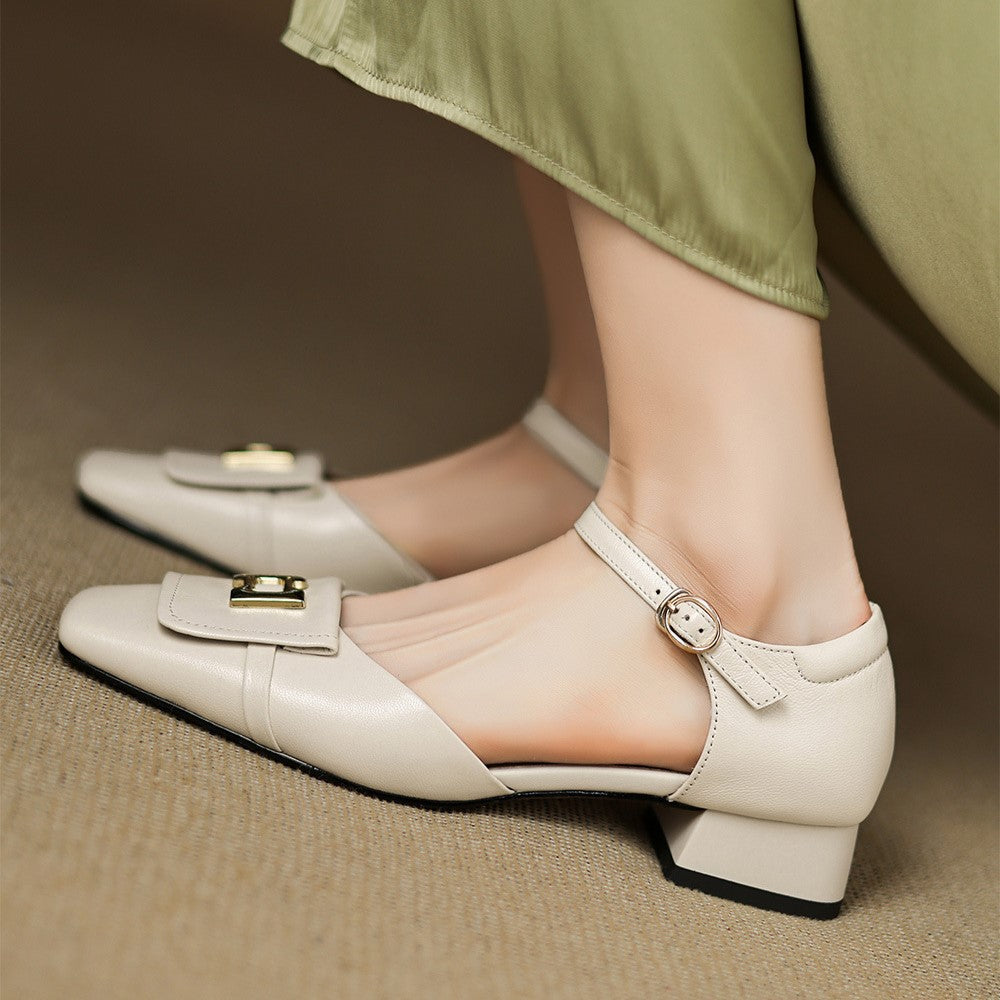 Elvane Schnalle Leder Mary-Janes – Isabels Modehaus (Bild 14)