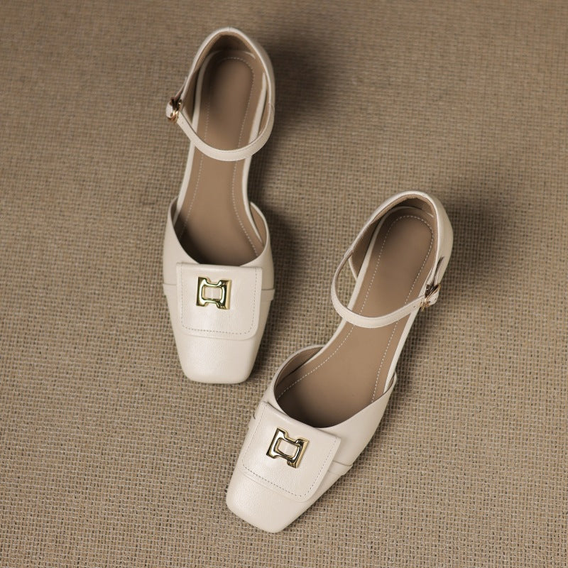 Elvane Schnalle Leder Mary-Janes – Isabels Modehaus (Bild 15)