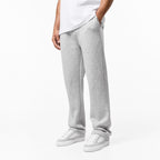 Leonard | Relaxed Fit Offene Jogger-Grau Meliert – Isabels Modehaus