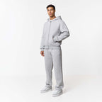 Leonard | Relaxed Fit Offene Jogger-Grau Meliert – Isabels Modehaus (Bild 2)