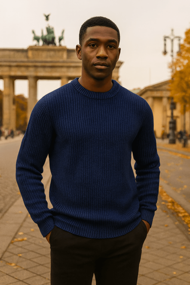 Bastian | Stylischer Pullover mit Rundhalsausschnitt für Herren – Isabels Modehaus
