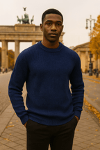 Bastian | Stylischer Pullover mit Rundhalsausschnitt für Herren – Isabels Modehaus