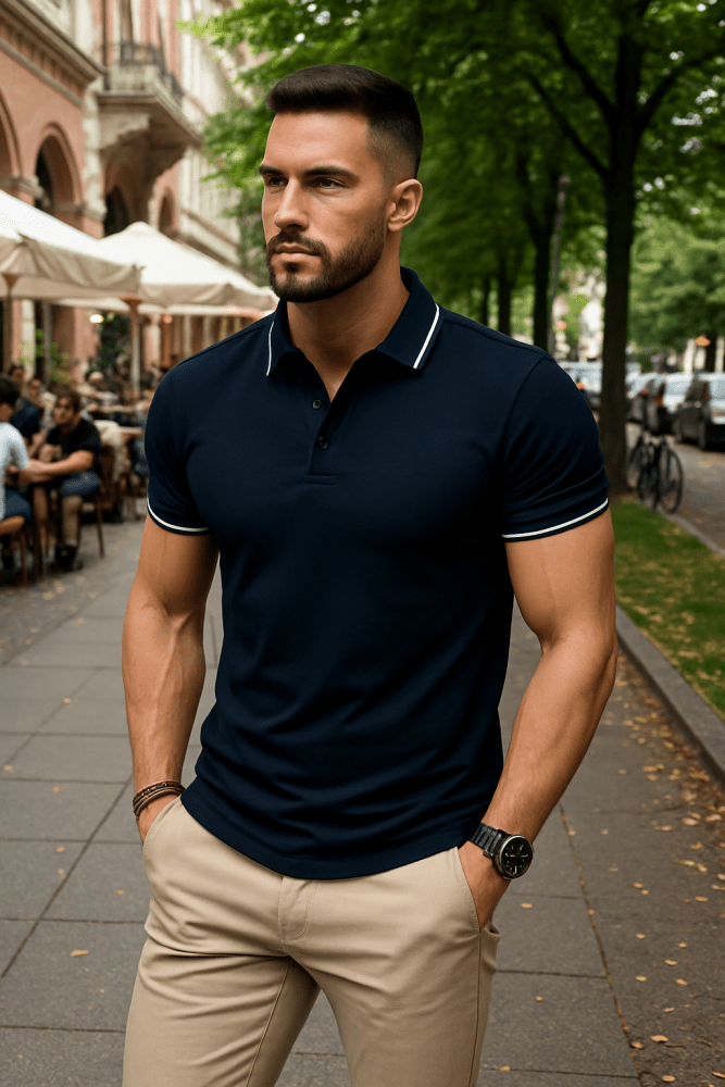 Kian | Modernes Poloshirt – Isabels Modehaus