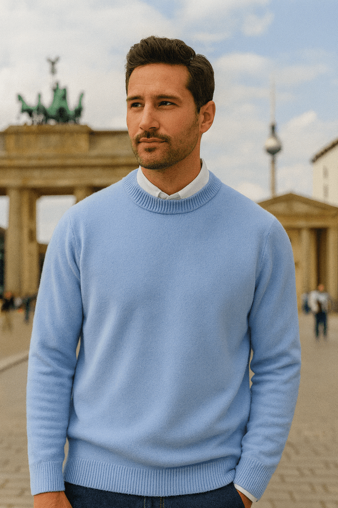 Thomas | Mühelos stilvoller Pullover mit geometrischem Muster – Isabels Modehaus