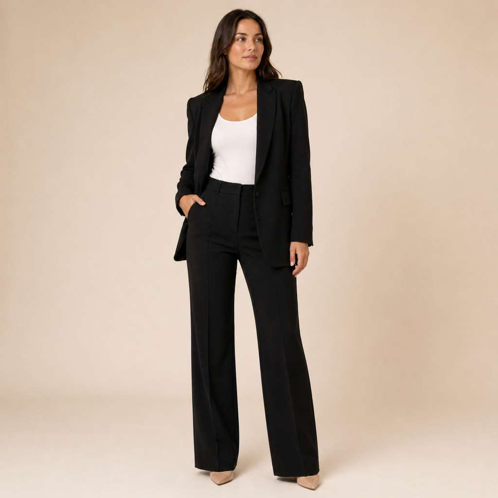 Cindy | Elegantes Anzugset mit ausgestellten Hosen – Isabels Modehaus (Bild 2)