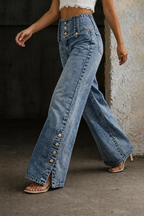 Mia | Hochtaillierte Schlitzjeans – Isabels Modehaus (Bild 3)