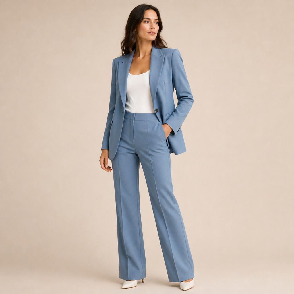 Cindy | Elegantes Anzugset mit ausgestellten Hosen – Isabels Modehaus (Bild 4)