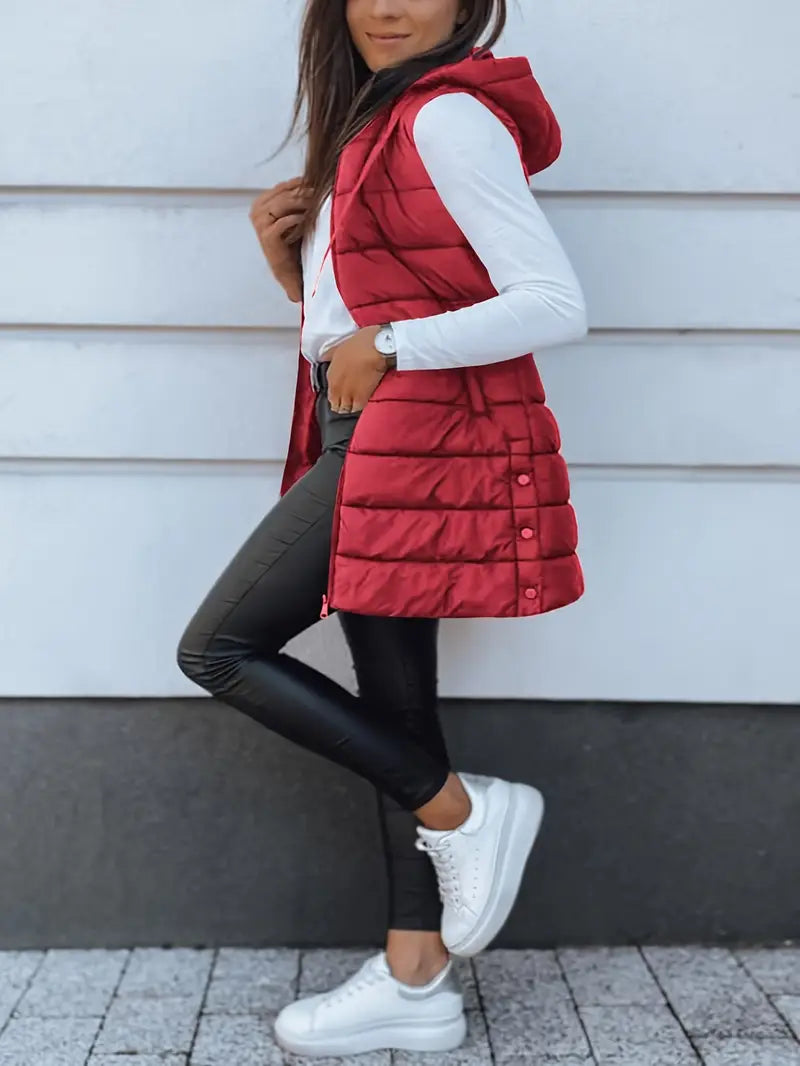 Nova | Gesteppte Damenweste mit Kapuze – Isabels Modehaus (Bild 3)