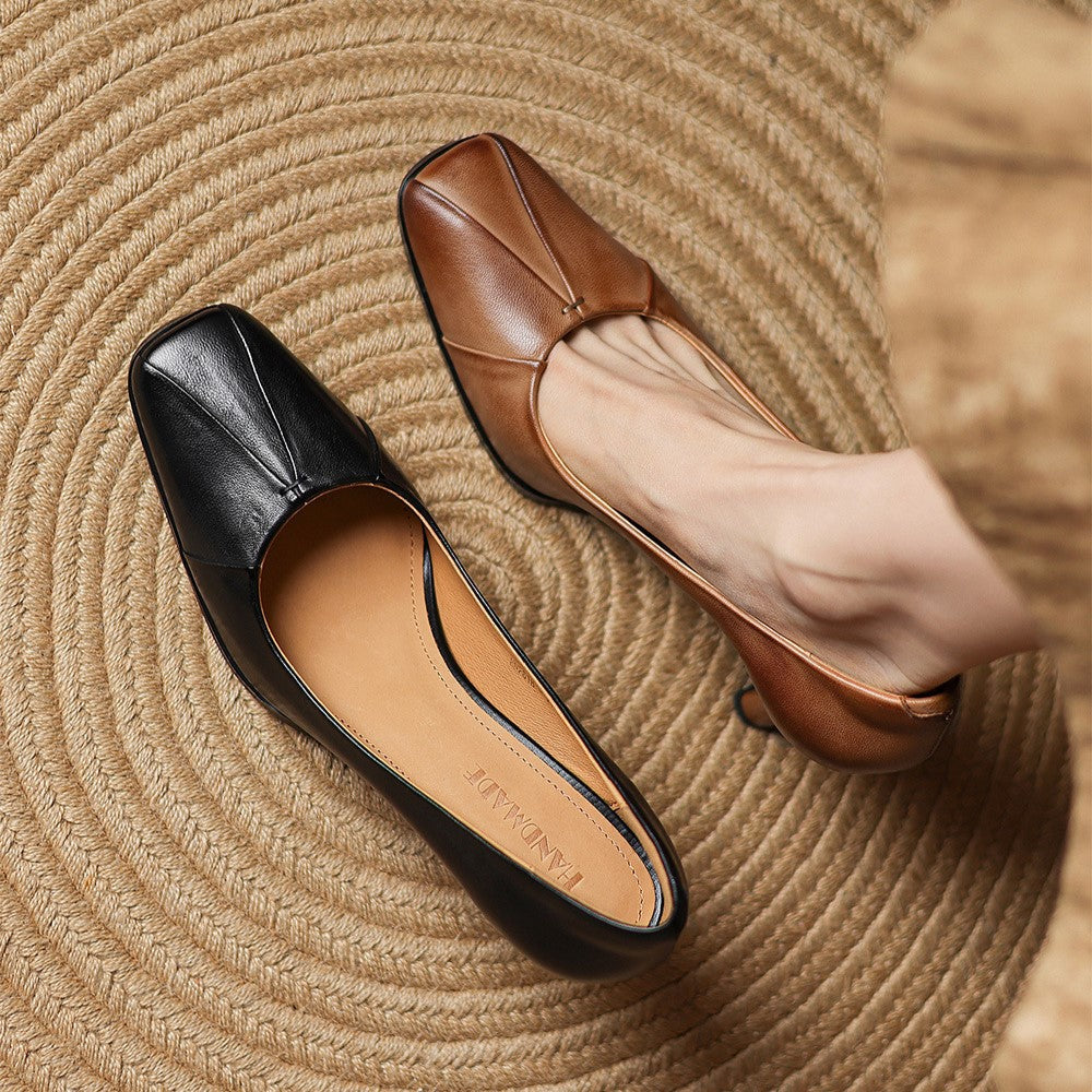 Marisol Leder Pumps mit quadratischer Zehenform – Isabels Modehaus (Bild 7)
