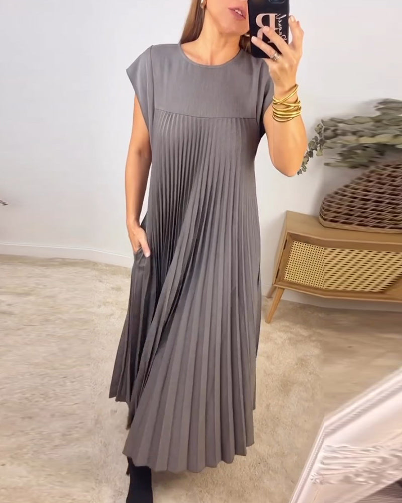 Petra™ – Zeitloses & Bequemes Plissiertes Kleid – Isabels Modehaus (Bild 13)