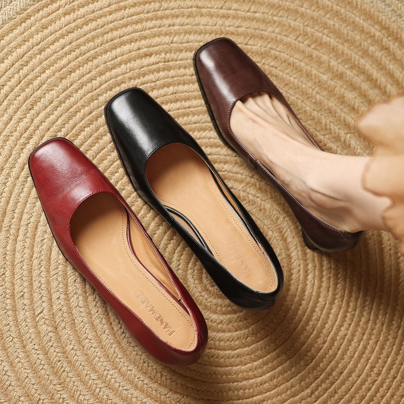 Oriel Leder Quadrat Pumps – Isabels Modehaus (Bild 6)