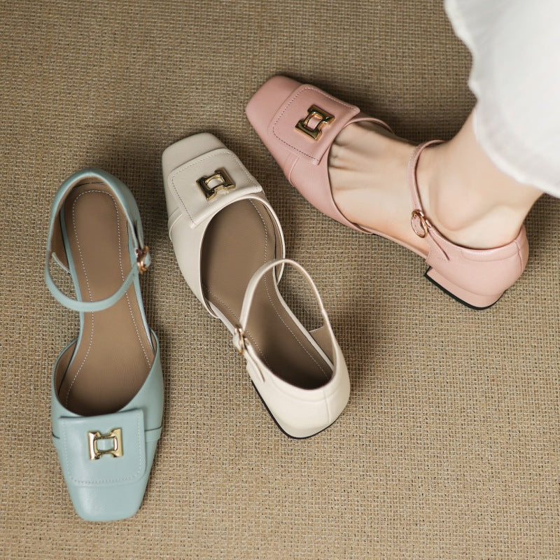 Elvane Schnalle Leder Mary-Janes – Isabels Modehaus (Bild 6)