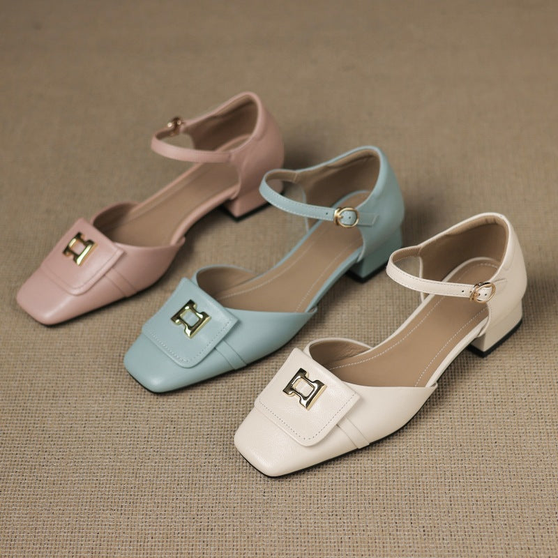 Elvane Schnalle Leder Mary-Janes – Isabels Modehaus (Bild 19)
