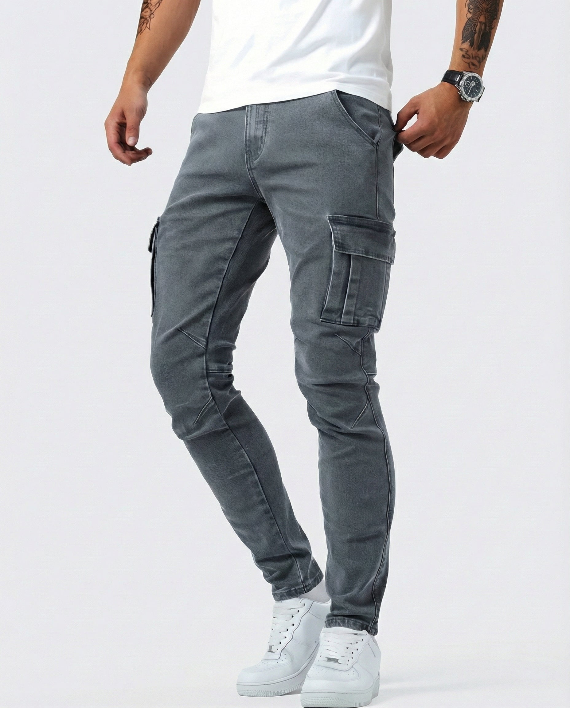 Dario | Bequeme Stretch Cargo-Hose für jeden Tag – Isabels Modehaus (Bild 5)