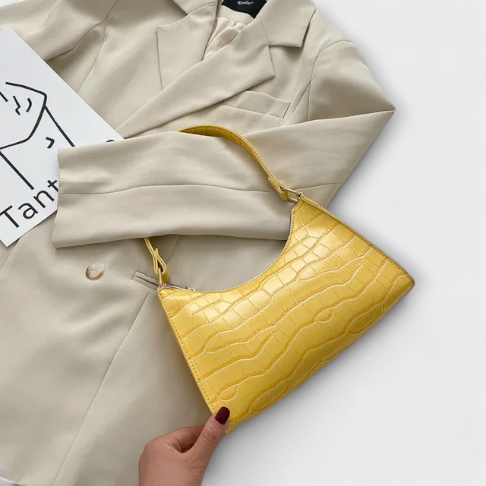 Olivia - Glänzende Lederhandtasche – Isabels Modehaus (Bild 12)