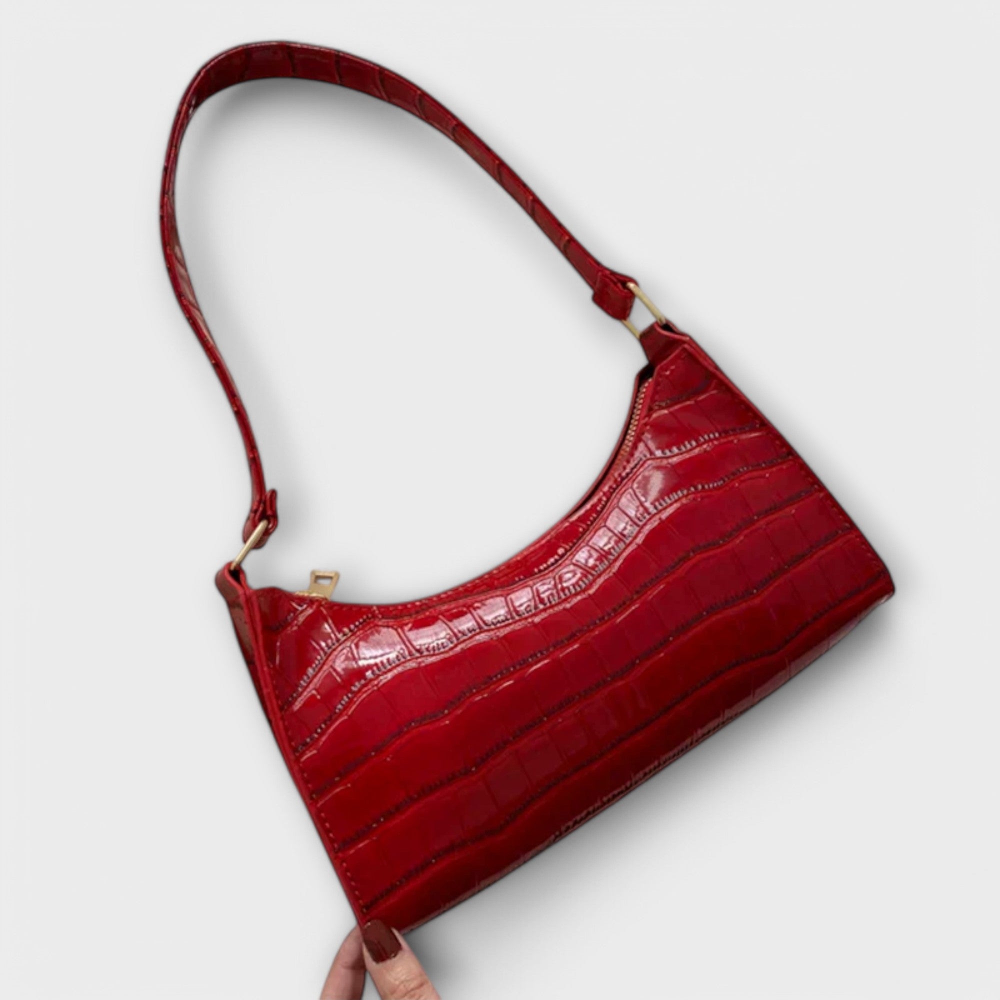 Olivia - Glänzende Lederhandtasche – Isabels Modehaus (Bild 14)