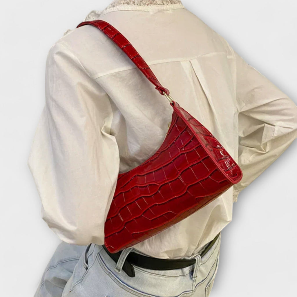 Olivia - Glänzende Lederhandtasche – Isabels Modehaus (Bild 4)