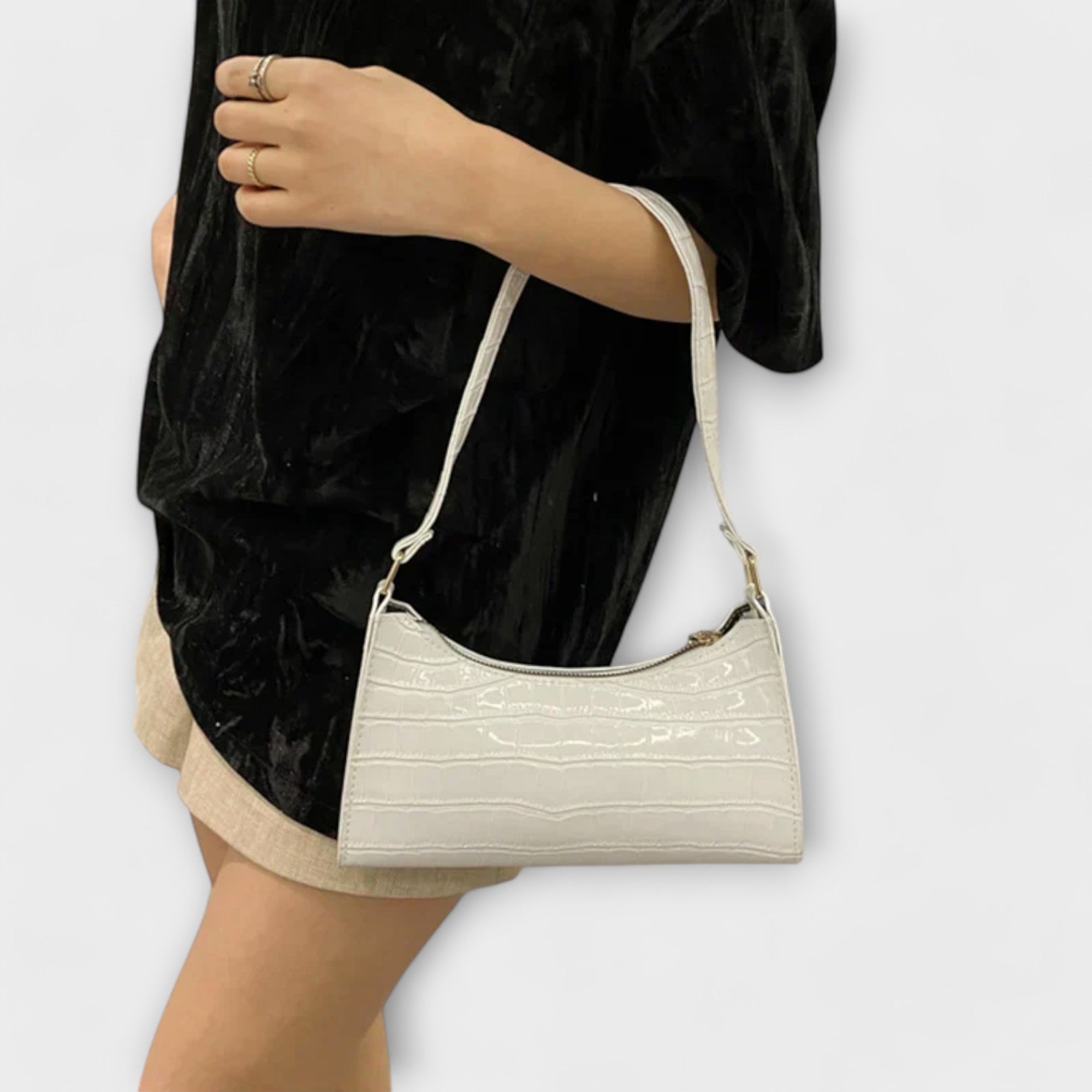 Olivia - Glänzende Lederhandtasche – Isabels Modehaus (Bild 3)