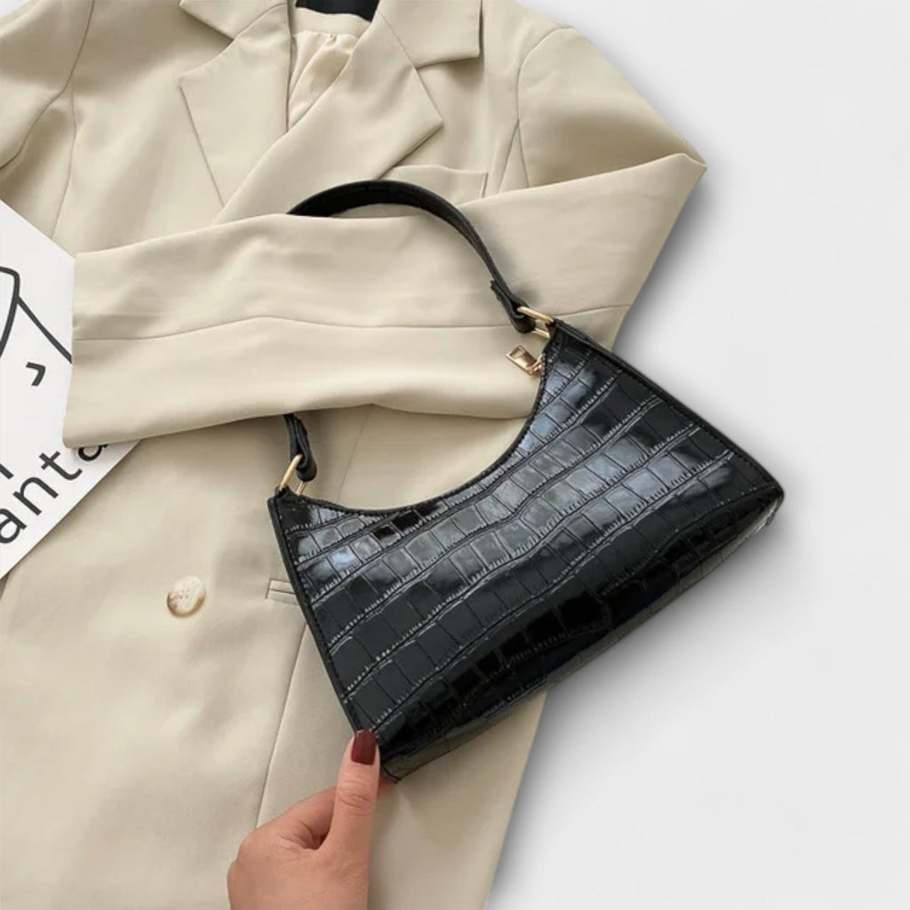 Olivia - Glänzende Lederhandtasche – Isabels Modehaus (Bild 7)