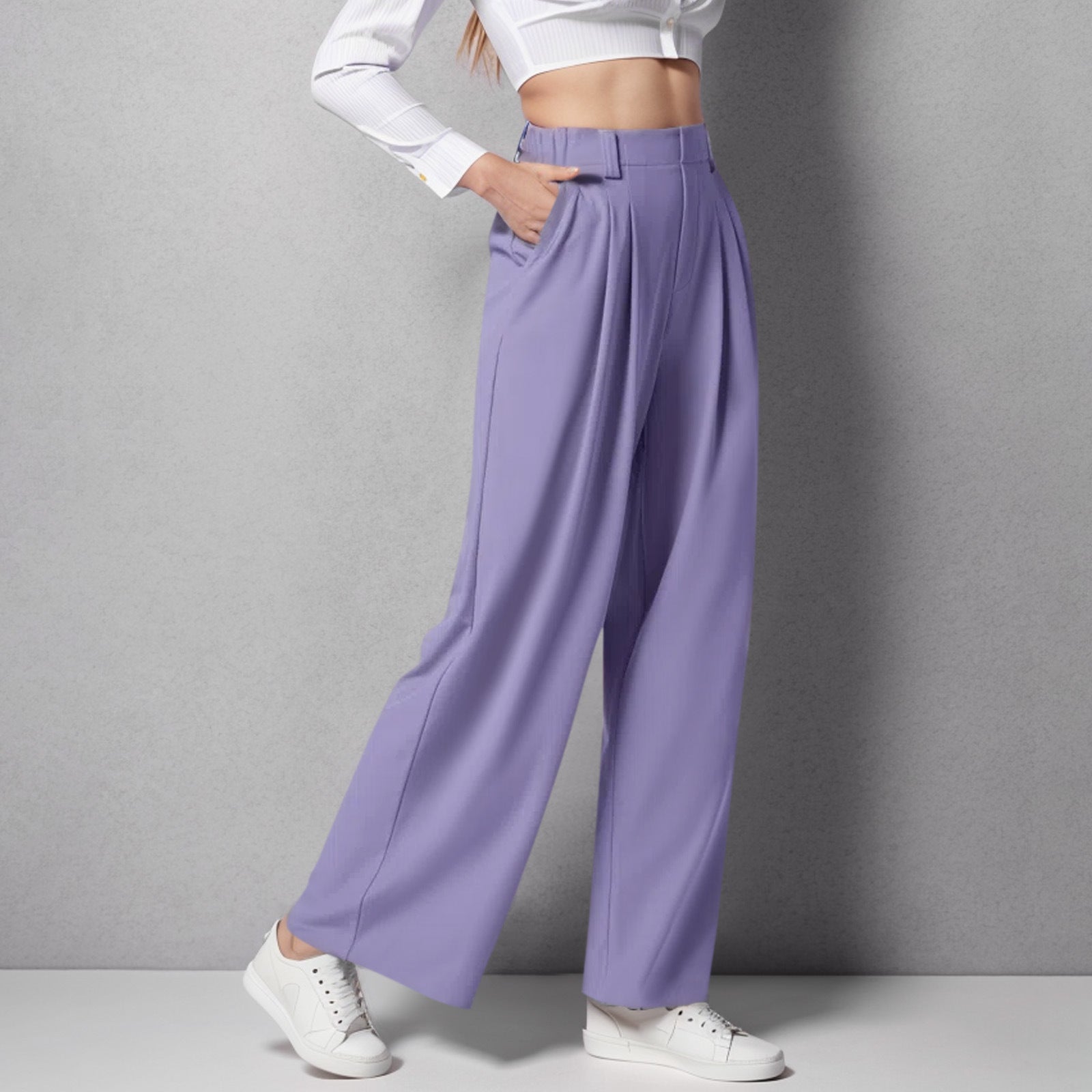 Liva | bequeme hose mit hoher taille – Isabels Modehaus (Bild 4)