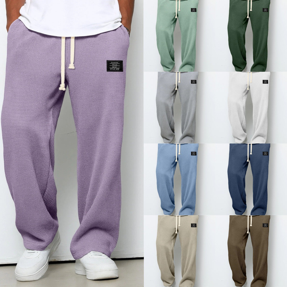 Lisandro | Weite Hose mit Wabenstruktur. – Isabels Modehaus (Bild 11)