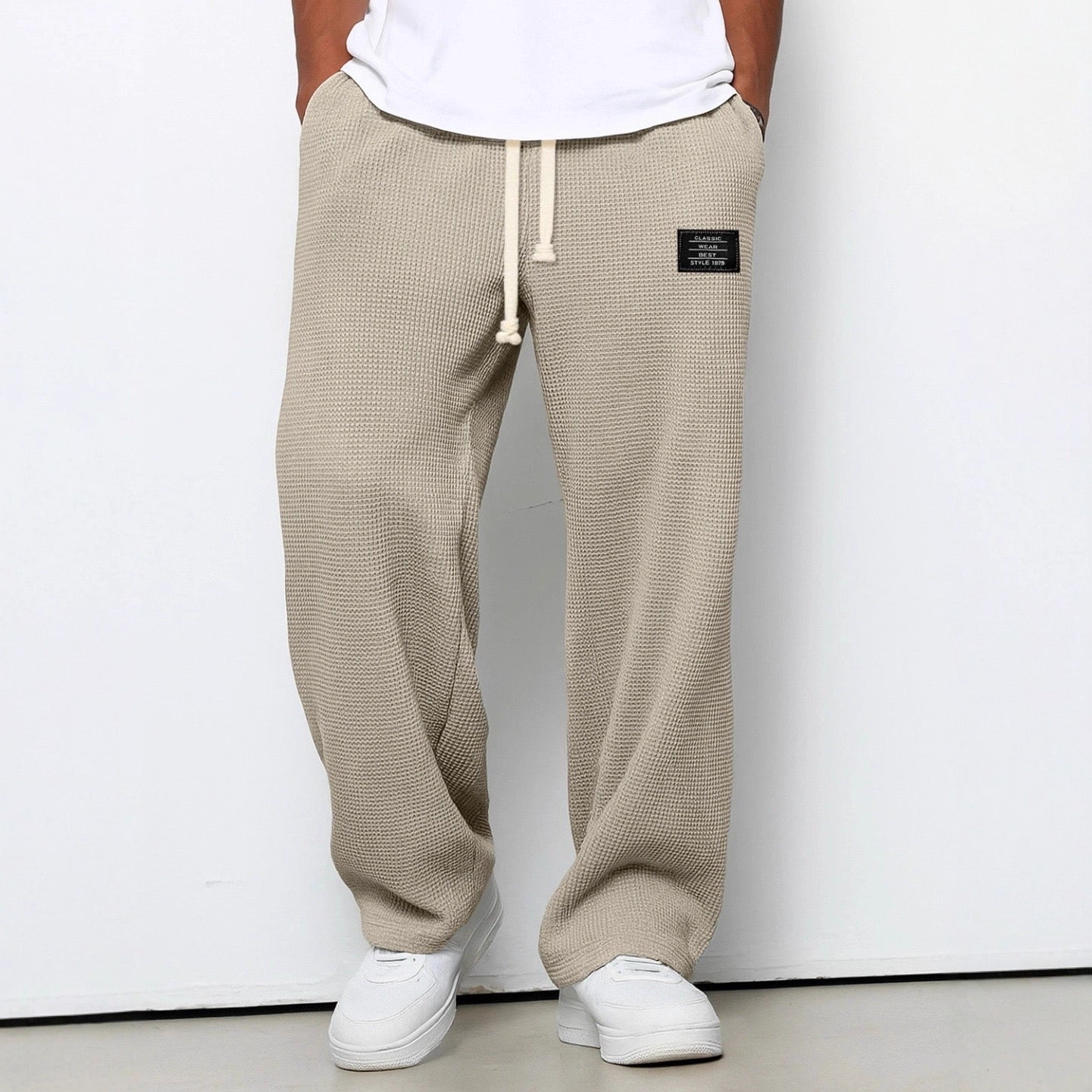 Lisandro | Weite Hose mit Wabenstruktur. – Isabels Modehaus (Bild 4)