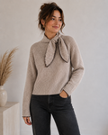 Jessie |Elegant Tie-Neck Knit