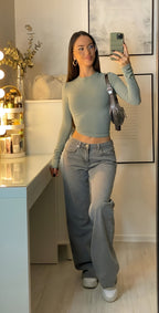Mia | Low-Rise Wide-Leg Jean – Isabels Modehaus (Bild 7)