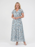 Ismeria | Florales Chiffon Maxikleid – Isabels Modehaus (Bild 2)