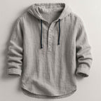 Hann | Komfort-Hemd mit Kapuze aus Leinen – Isabels Modehaus (Bild 5)