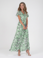 Ismeria | Florales Chiffon Maxikleid – Isabels Modehaus (Bild 4)