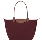 Zeitlose Shopper-Tasche Große, Burgunderrot