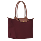 Zeitlose Shopper-Tasche Große, Burgunderrot