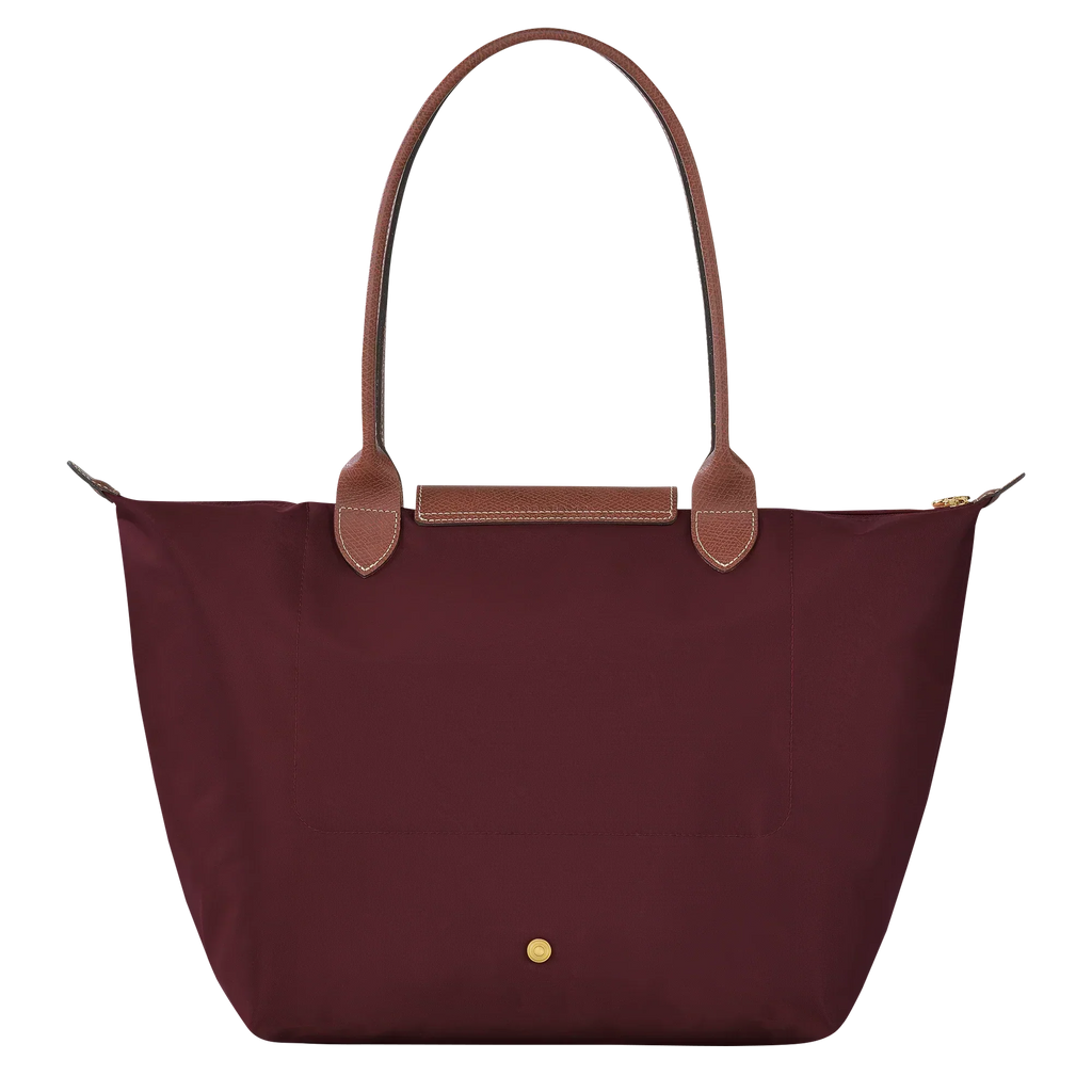 Zeitlose Shopper-Tasche Große, Burgunderrot