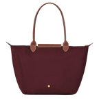 Zeitlose Shopper-Tasche Große, Burgunderrot