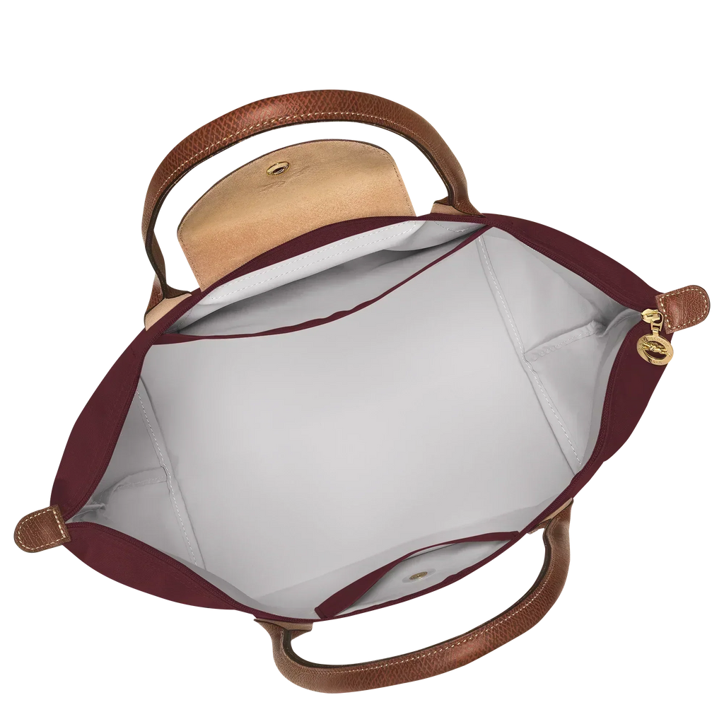 Zeitlose Shopper-Tasche Große, Burgunderrot