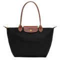Zeitlose Shopper-Tasche Medium, Schwarz