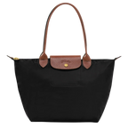 Zeitlose Shopper-Tasche Medium, Schwarz