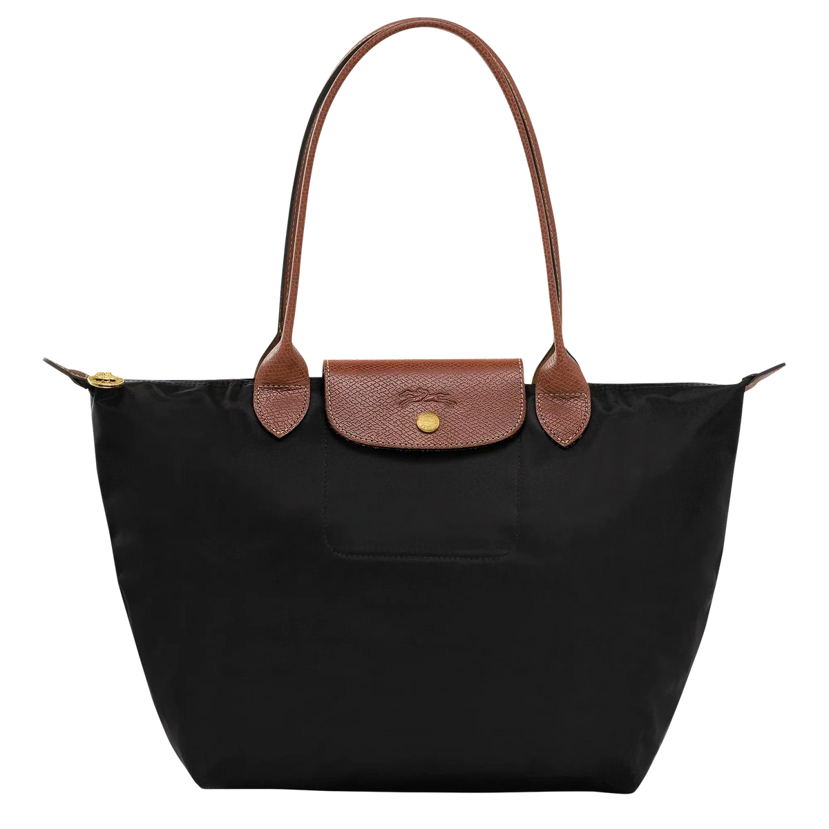 Zeitlose Shopper-Tasche Medium, Schwarz