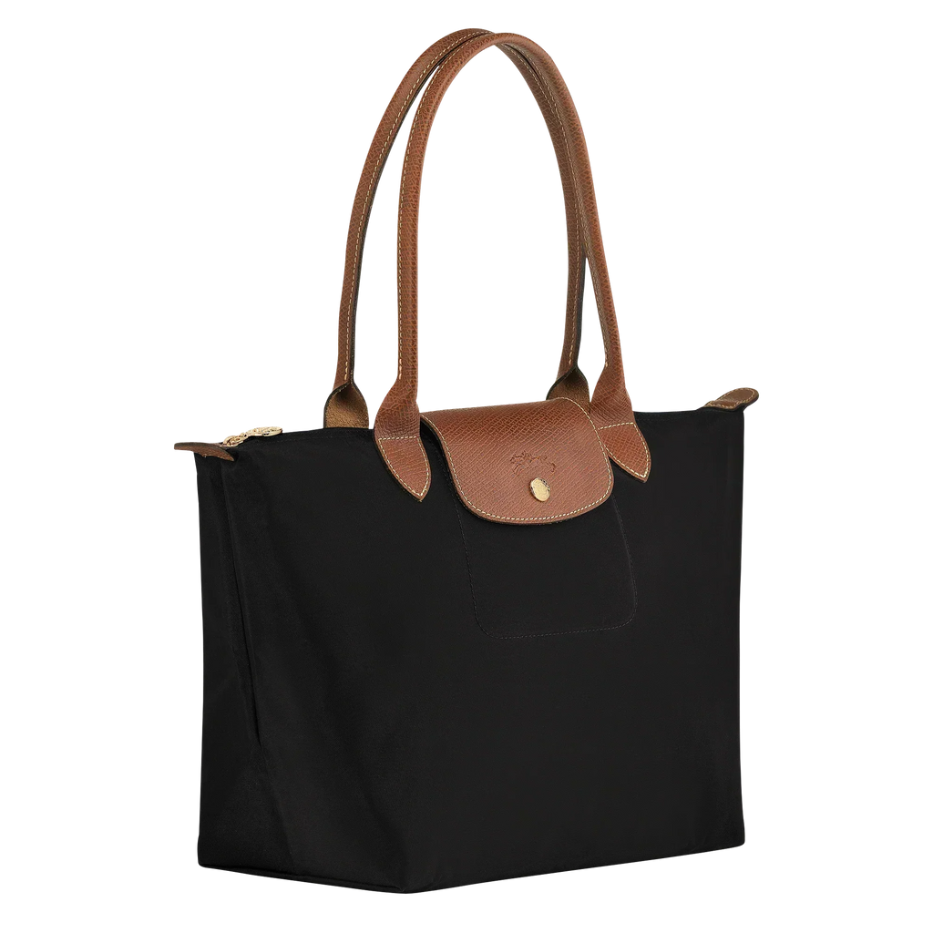 Zeitlose Shopper-Tasche Medium, Schwarz
