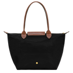 Zeitlose Shopper-Tasche Medium, Schwarz