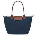Zeitlose Shopper-Tasche Medium, Marineblau