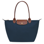 Zeitlose Shopper-Tasche Medium, Marineblau