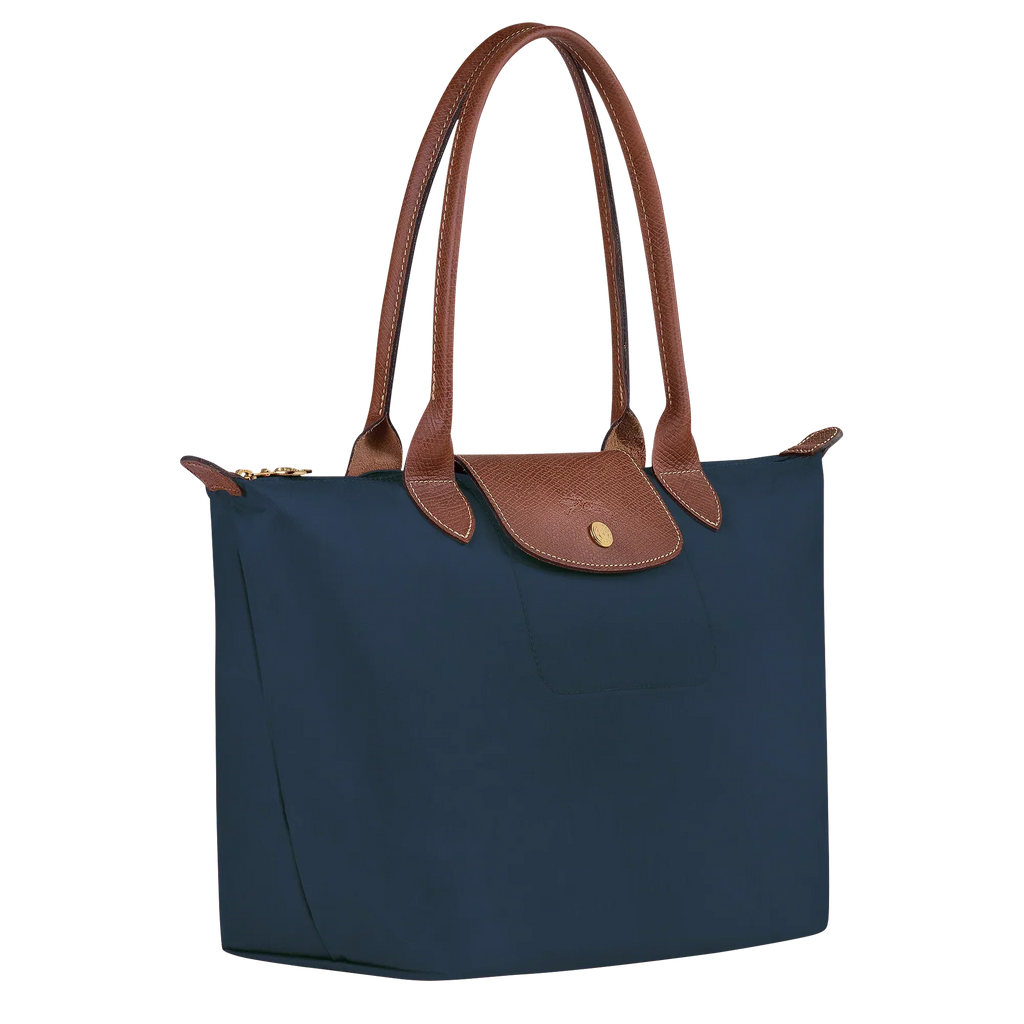 Zeitlose Shopper-Tasche Medium, Marineblau